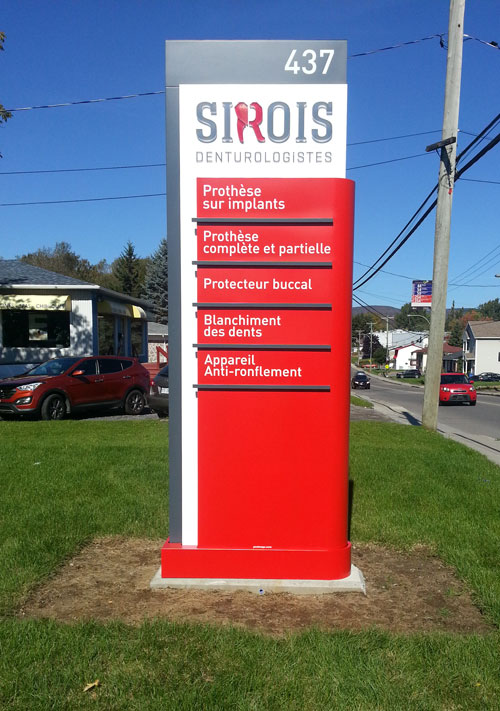 Pylons and ground signs